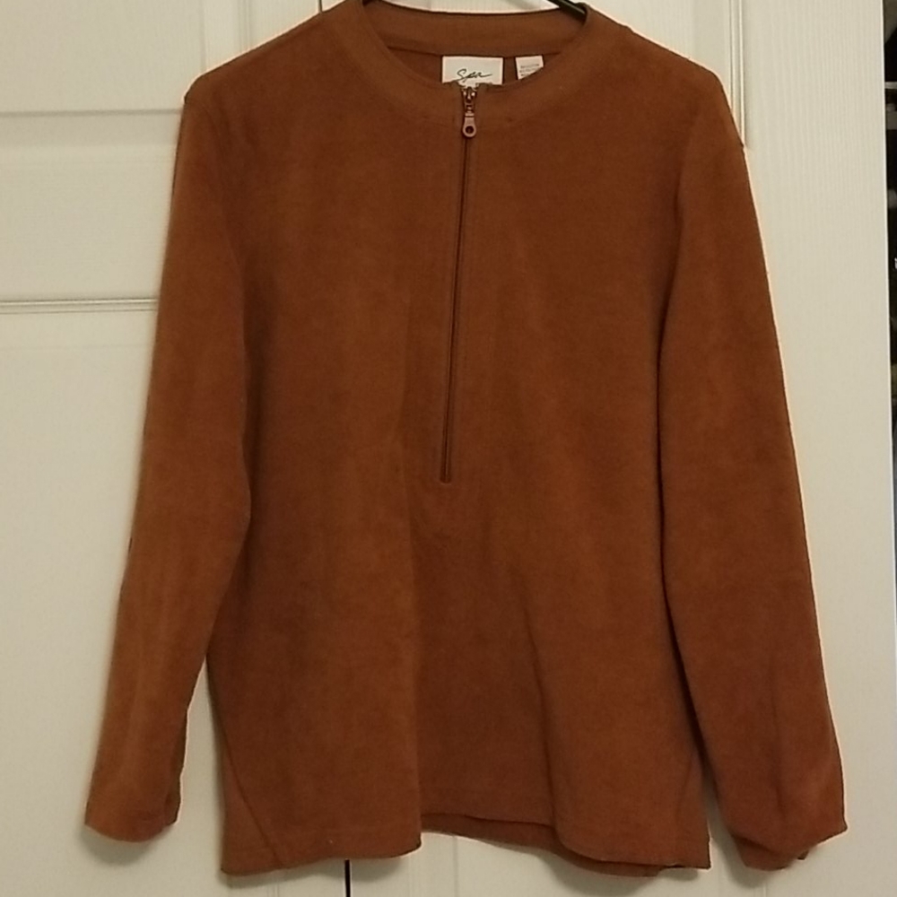 Burnt orange sweater